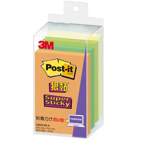 3M Post-it 656SS-MC 狠黏便條紙  656SS-MC-6